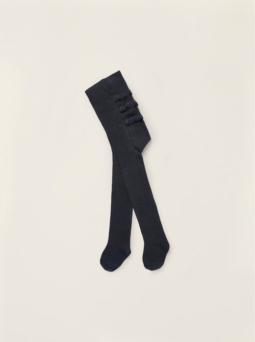 Collants en tricot avec volants - Kiabi
