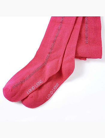 Collants enfant en coton vif avec liseré lurex scintillant - vidaxl