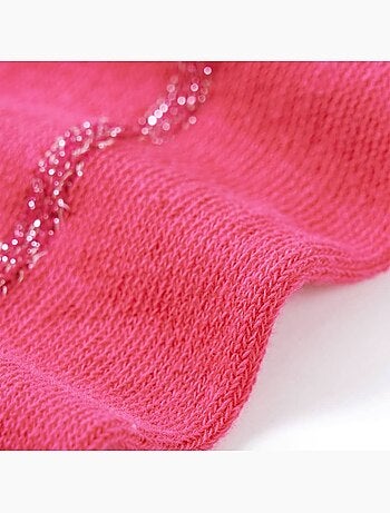 Collants enfant en coton vif avec liseré lurex scintillant - vidaxl