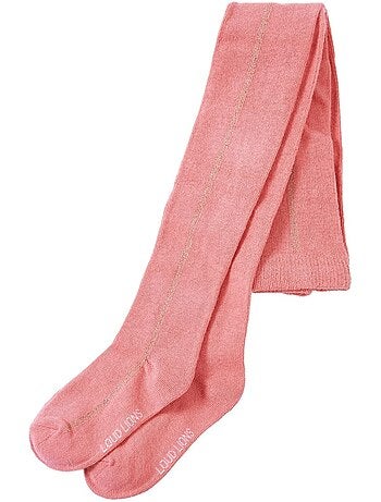 Collants enfant en coton vif avec liseré lurex scintillant - vidaxl