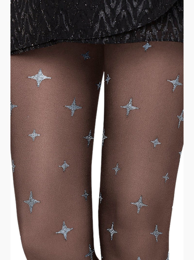 Collants fantaisies 180D MAGIC NIGHTS Noir - Kiabi