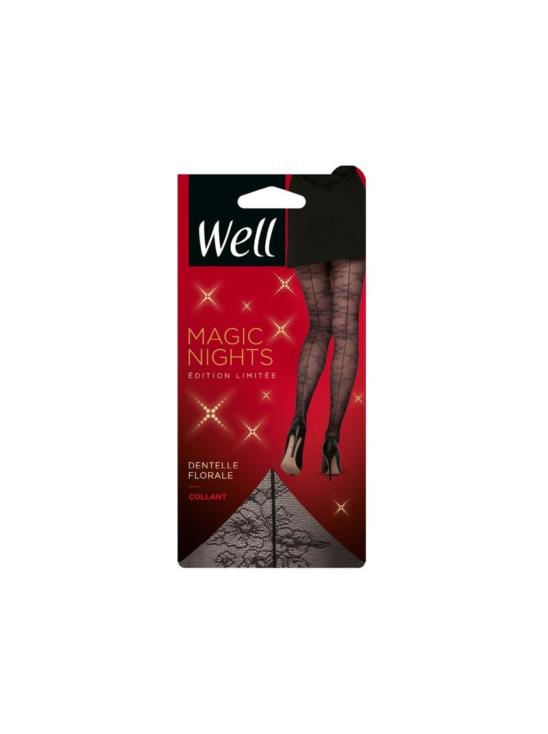 Collants fantaisies 25D MAGIC NIGHTS Noir - Kiabi