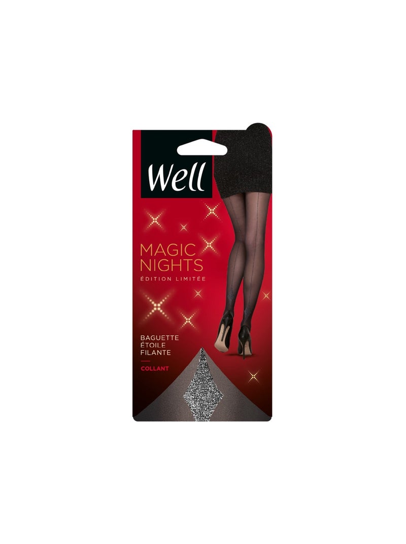 Collants fantaisies 25D MAGIC NIGHTS Noir - Kiabi