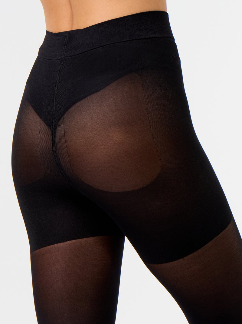Collants gainants - 40 deniers Noir - Kiabi