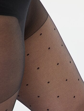 Collants léger à pois
