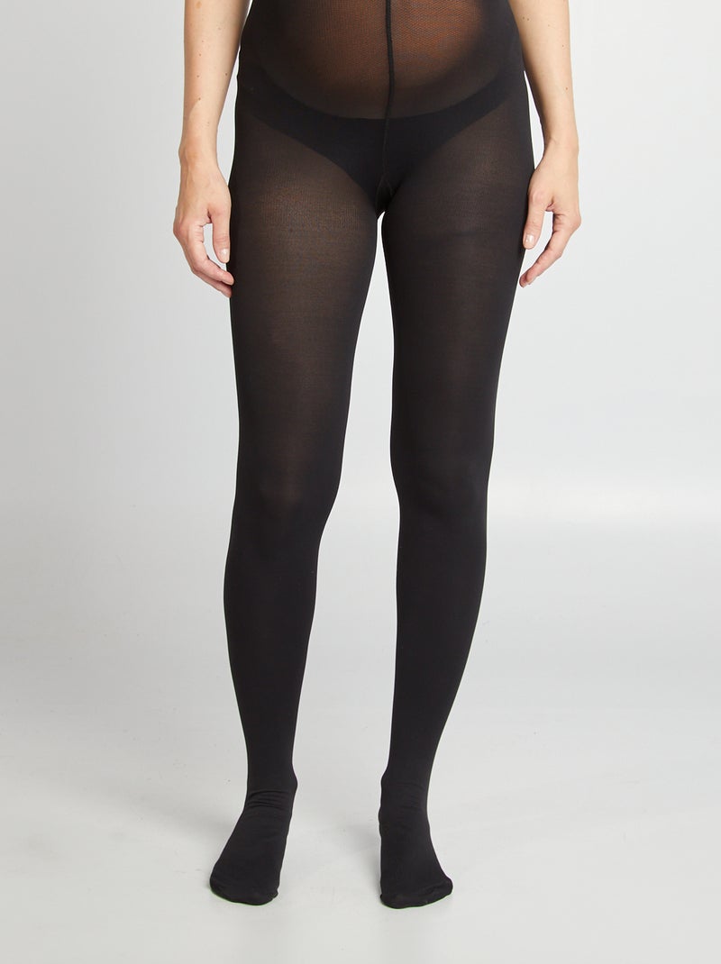 Collants maternité 80D noir - Kiabi