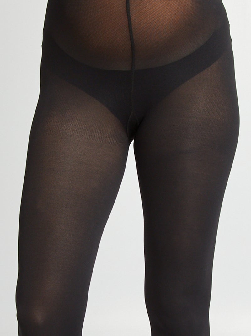 Collants maternité 80D noir - Kiabi