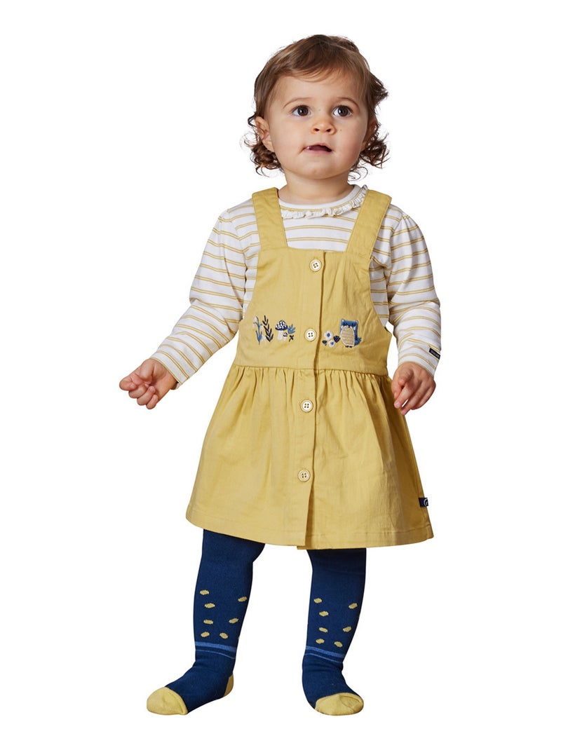 COLLANTS MOLLY TRICOT BEBE Bleu - Kiabi