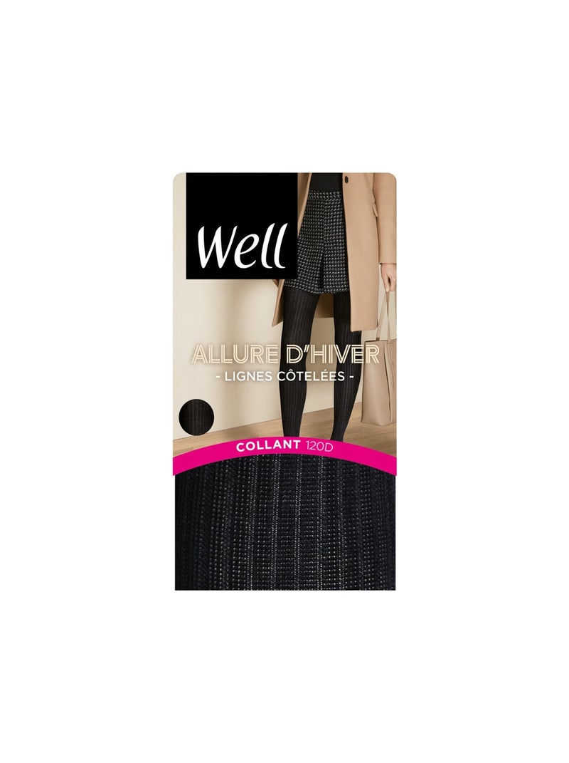 Collants opaques 120D ALLURE D'HIVER Noir - Kiabi