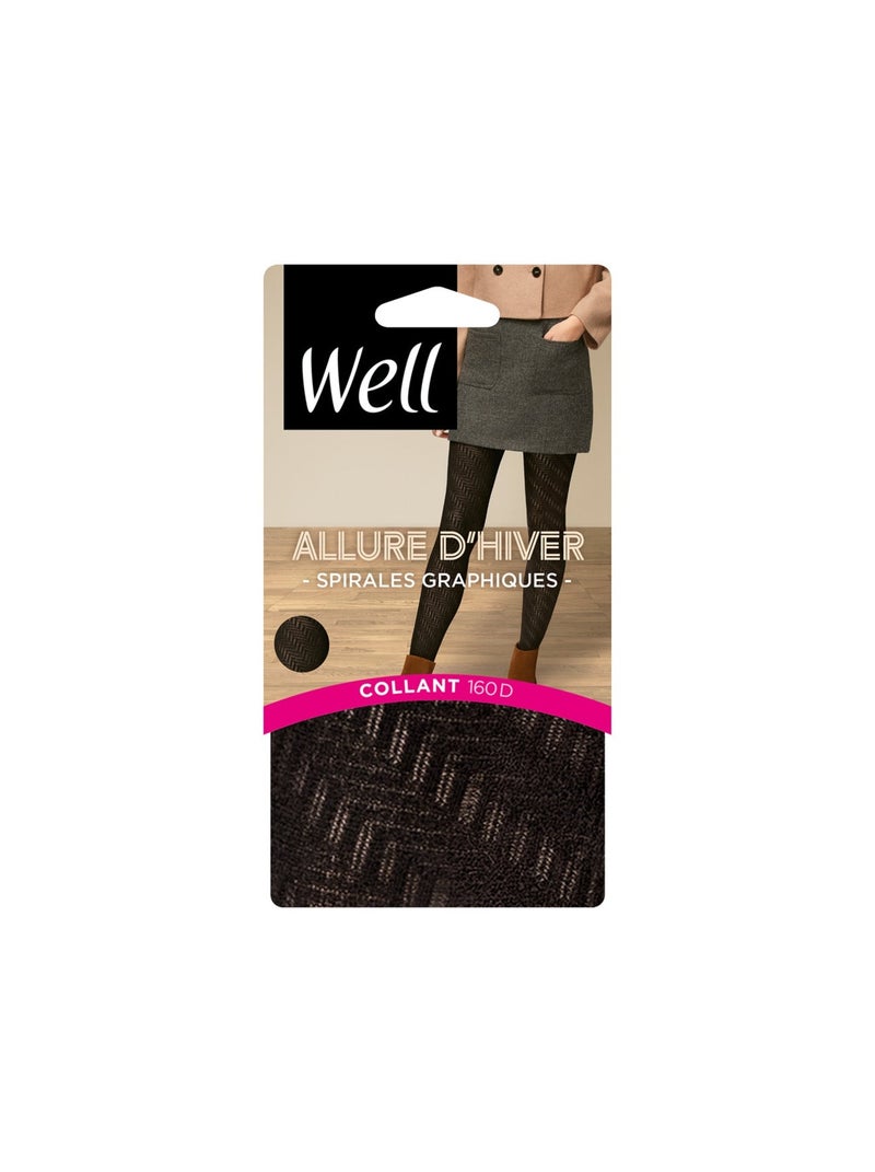 Collants opaques 160D ALLURE D'HIVER Noir - Kiabi