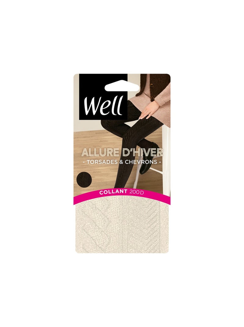 Collants opaques 200D ALLURE D'HIVER Beige - Kiabi