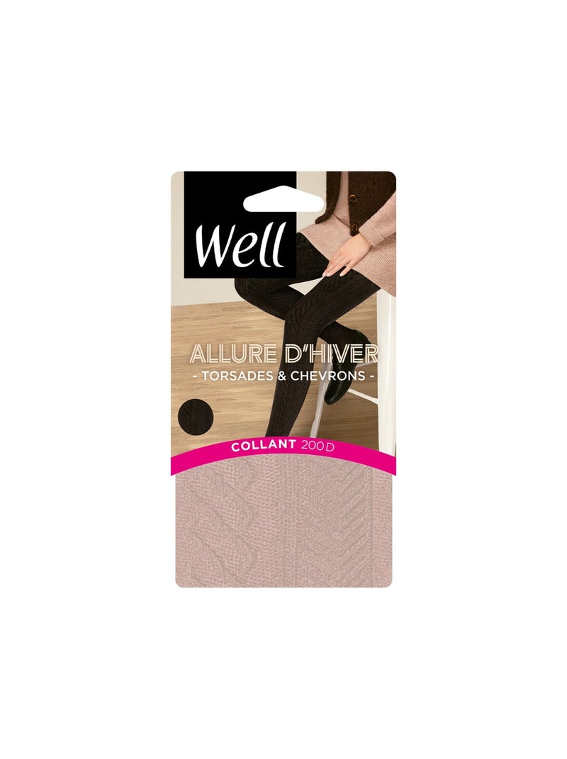 Collants opaques 200D ALLURE D'HIVER Beige - Kiabi