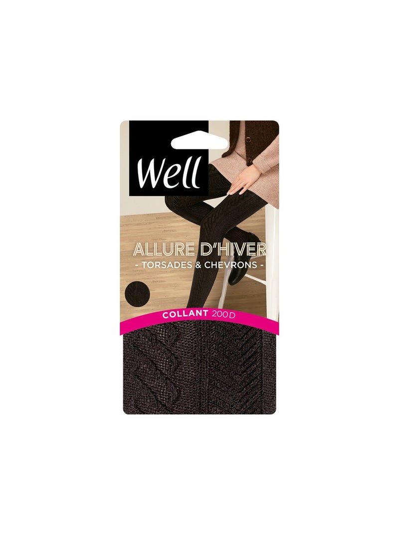 Collants opaques 200D ALLURE D'HIVER Noir - Kiabi