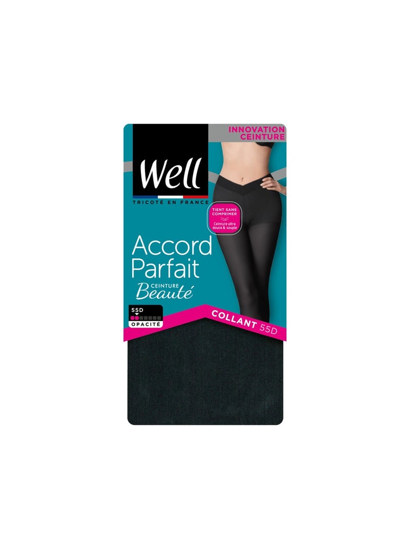 Collants opaques 55D ACCORD PARFAIT Noir - Kiabi