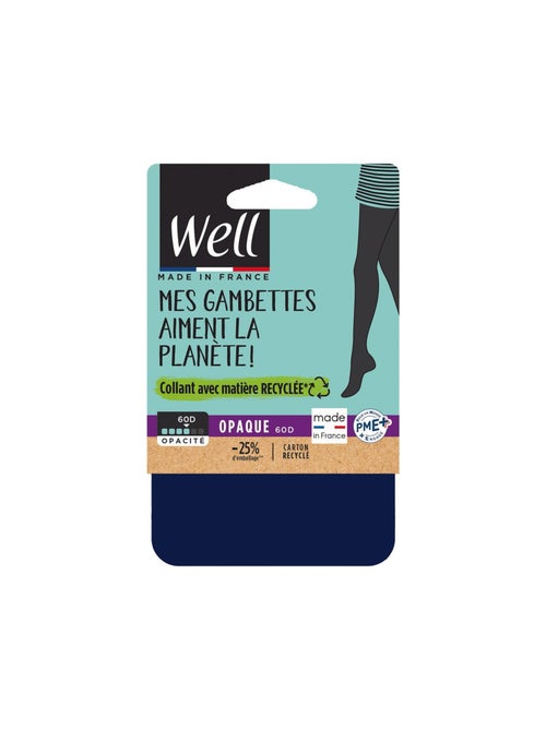Collants opaques 60D MES GAMBETTES AIMENT LA PLANÈTE - Kiabi