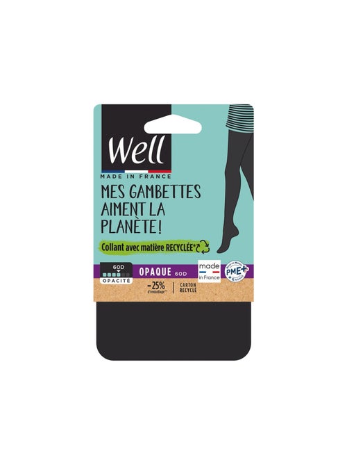 Collants opaques 60D MES GAMBETTES AIMENT LA PLANÈTE - Kiabi