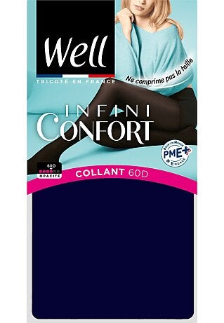 Collants opaques 60D WELL INFINI CONFORT