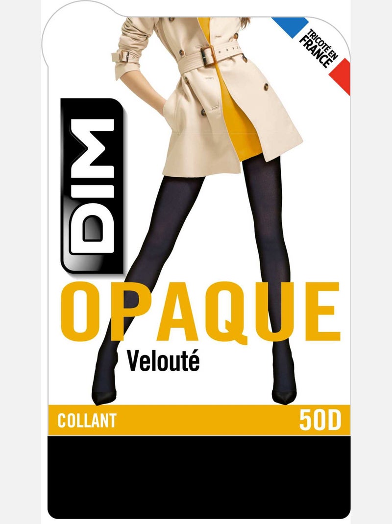 Collants opaques veloutés 'DIM' 50D noir - Kiabi