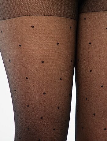 Collants plumetis à pois - 30D
