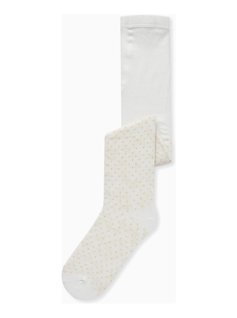 Collants pour Fille  CÉRÉMONIE Blanc - Kiabi