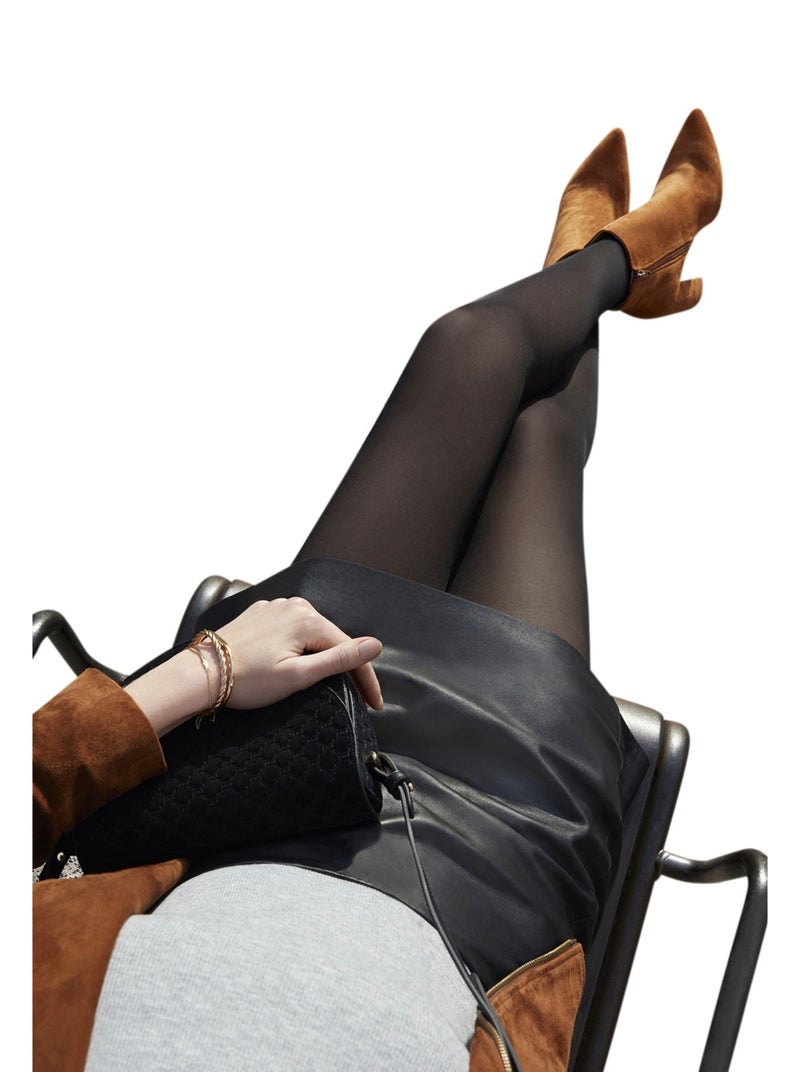 Collants semi-opaques 30D MON INDISPENSABLE Noir - Kiabi