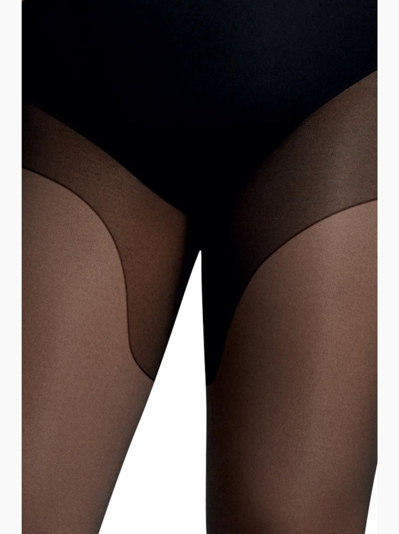 Collants semi-opaques 30D MORPHOLOGIE Noir - Kiabi