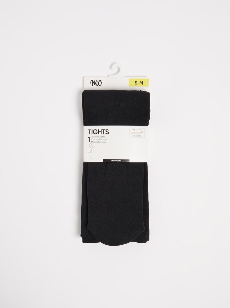 Collants Thermiques Noir - Kiabi