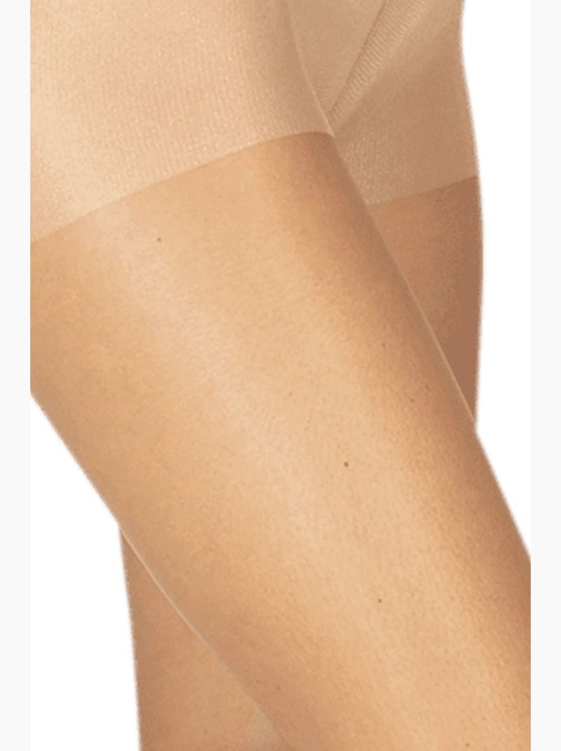 Collants transparents 19D ELASTIVOILE Beige foncé - Kiabi