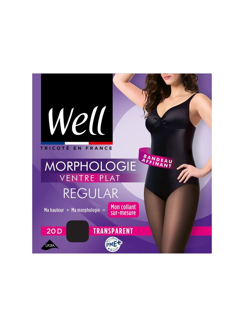 Collants transparents 20D MORPHOLOGIE Noir - Kiabi