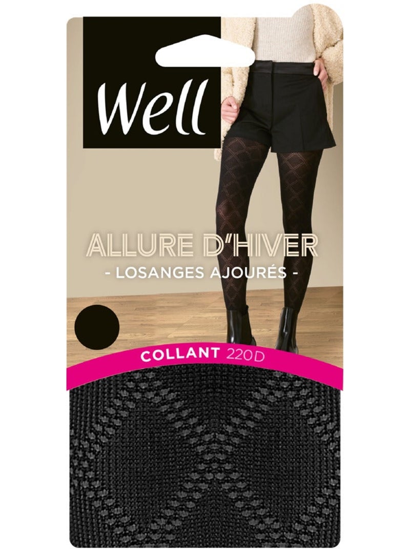 Collants ultra-opaques 160D ALLURE D'HIVER Noir - Kiabi