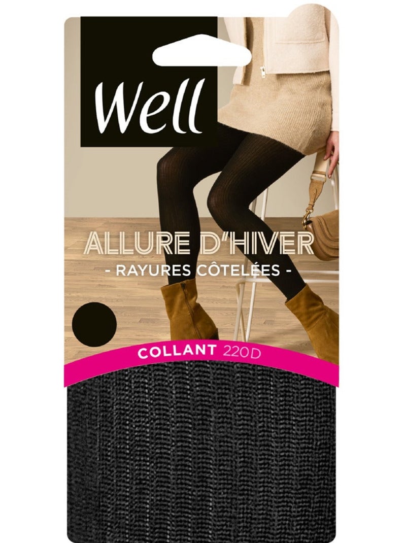 Collants ultra-opaques 180D ALLURE D'HIVER Noir - Kiabi
