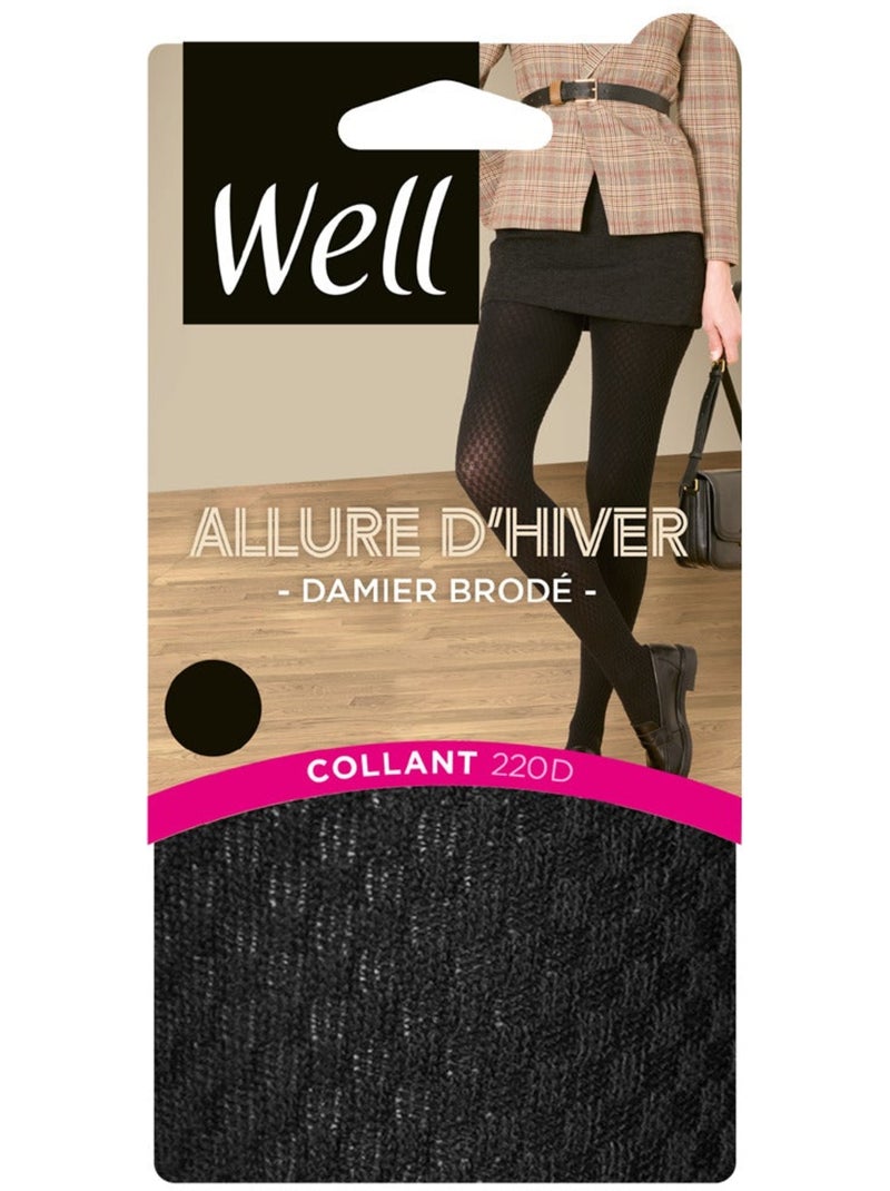 Collants ultra-opaques 200D ALLURE D'HIVER Noir - Kiabi
