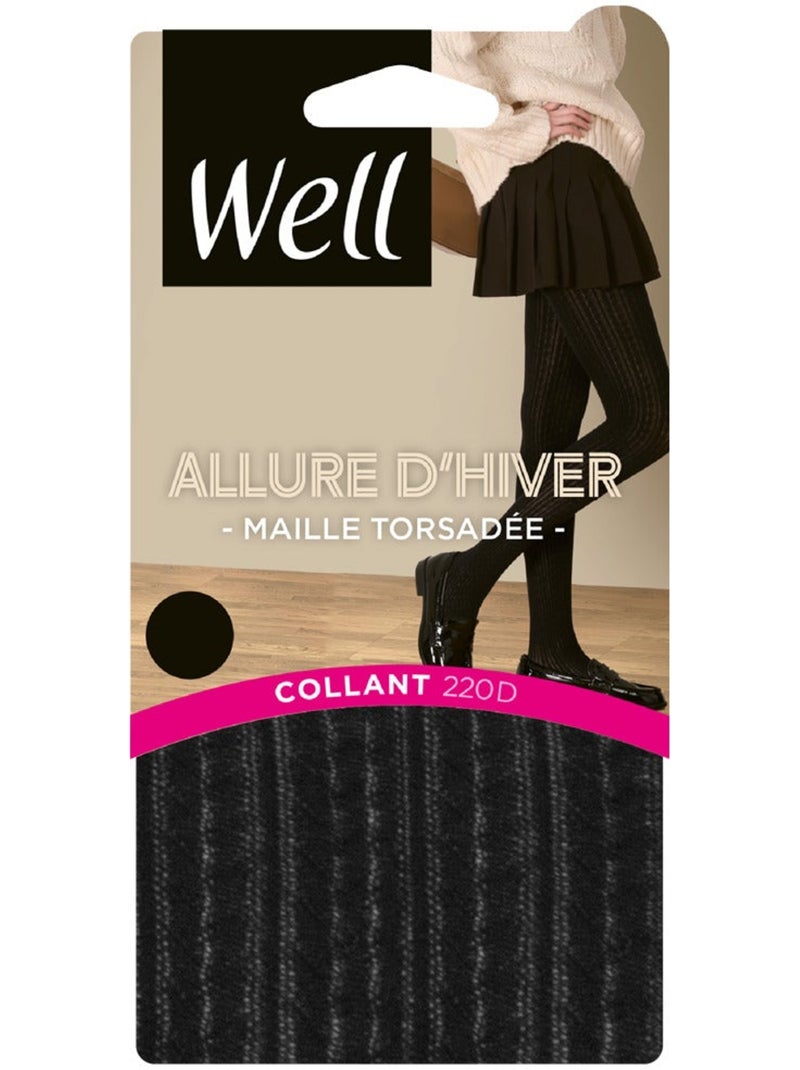 Collants ultra-opaques 200D ALLURE D'HIVER Noir - Kiabi