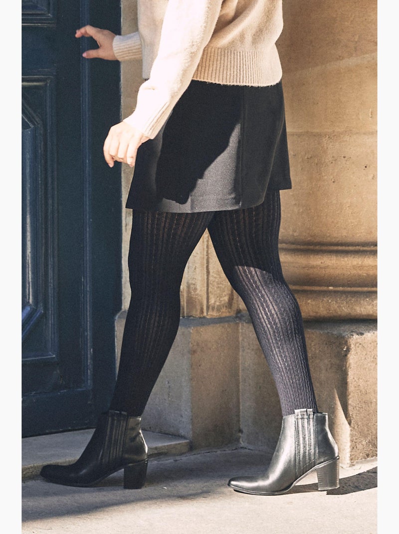 Collants ultra-opaques 200D ALLURE D'HIVER Noir - Kiabi