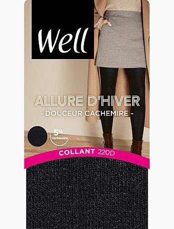 Collants ultra-opaques 220d allure d'hiver