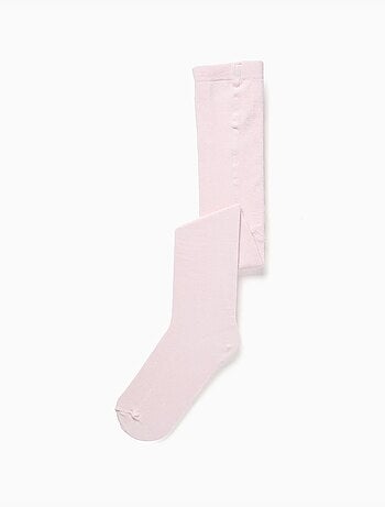 Collants unis en maille anti-bouloche