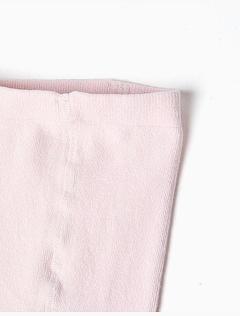 Collants unis en maille anti-bouloche