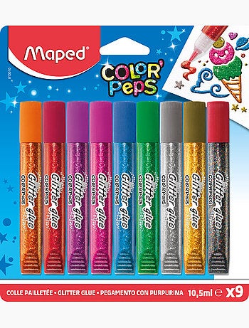 Colle pailletées pour loisirs créatifs