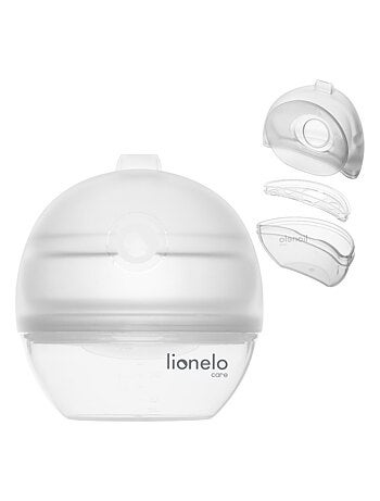 Collecteur et Tire-Lait LIONELO Milky 2en1 - 60 ml - Discret - Mains libre - Sans BPA