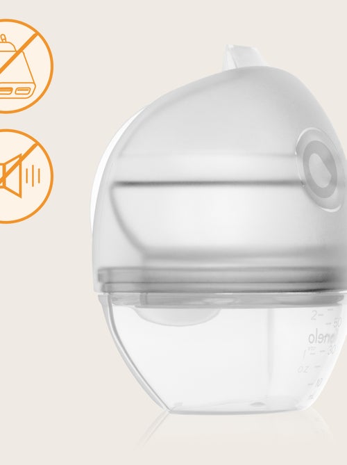 Collecteur et Tire-Lait LIONELO Milky 2en1 - 60 ml - Discret - Mains libre - Sans BPA - Kiabi