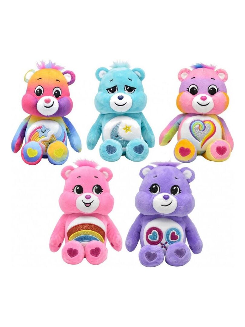 Collection Bisounours - 5 Peluches Multicolore - Kiabi