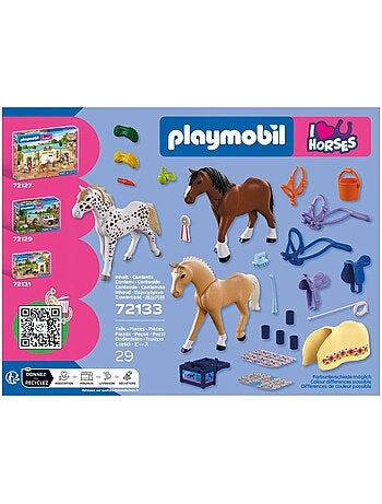 Collection De Trois Chevaux - Playmobil
