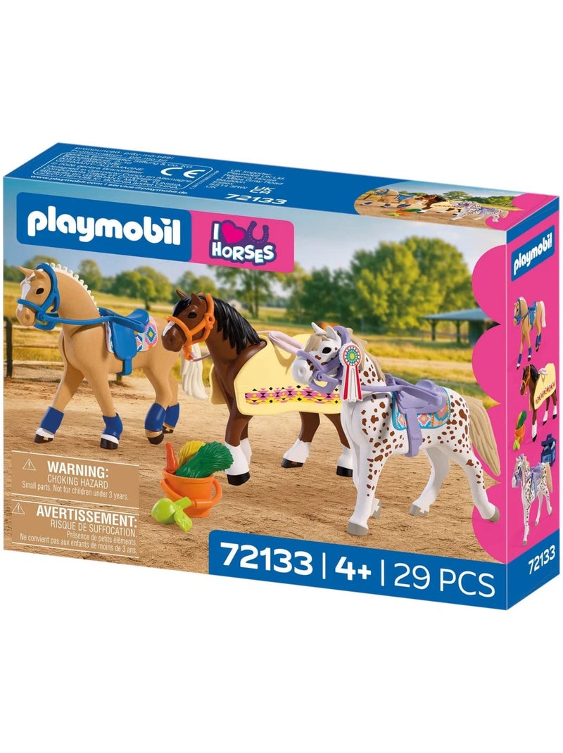 Collection De Trois Chevaux - Playmobil N/A - Kiabi