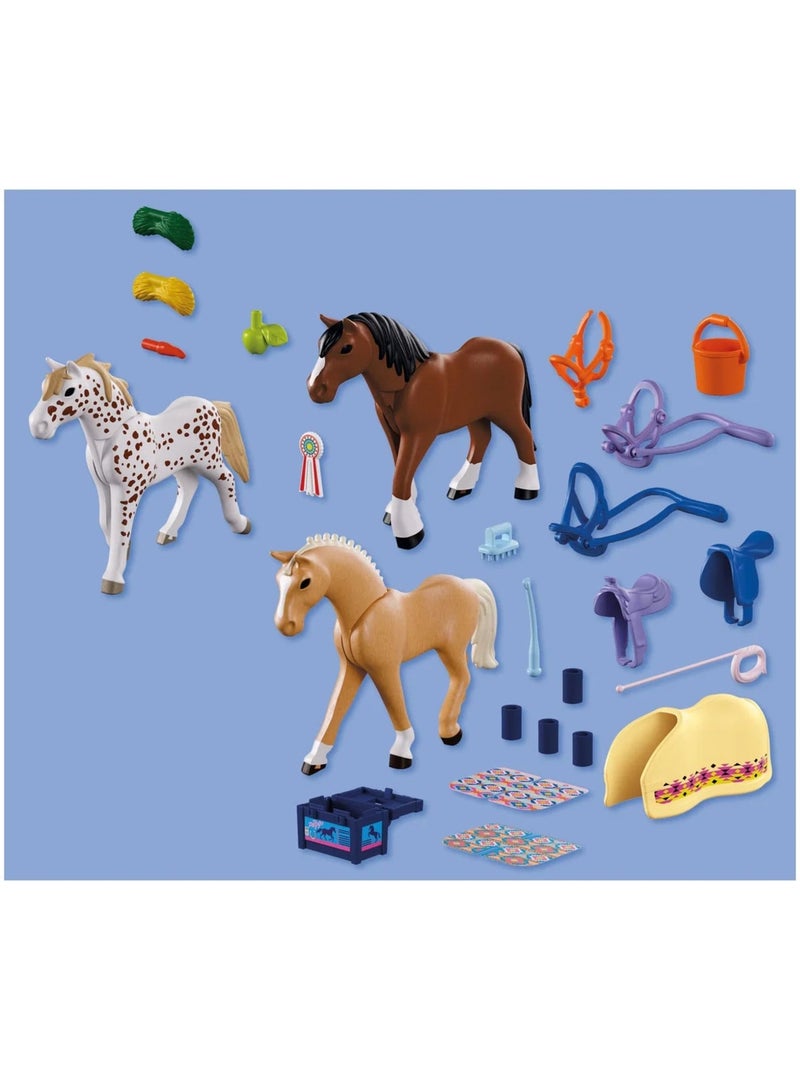 Collection De Trois Chevaux - Playmobil N/A - Kiabi