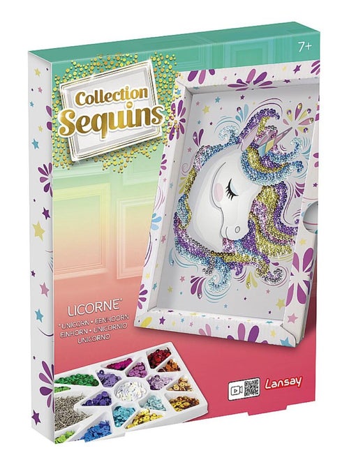 Collection tableau sequins licorne - Kiabi