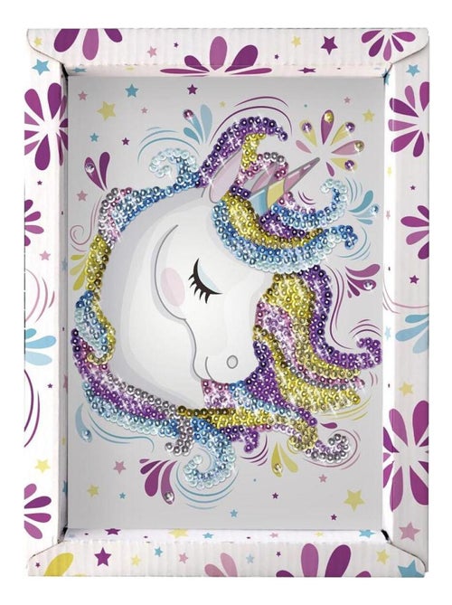 Collection tableau sequins licorne - Kiabi Collection tableau sequins licorne - Kiabi