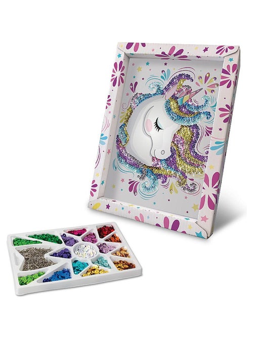 Collection tableau sequins licorne - Kiabi Collection tableau sequins licorne - Kiabi