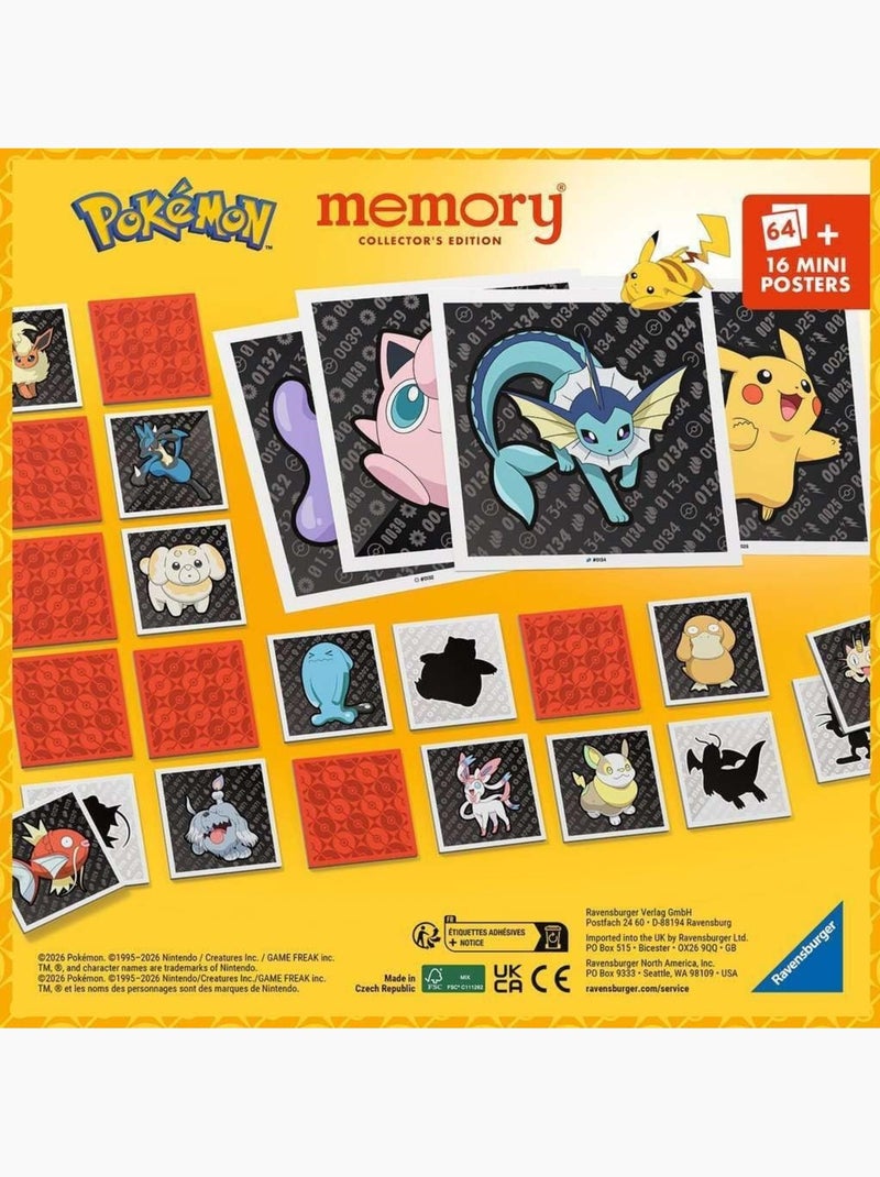 Collectors' memory Pokémon Rouge - Kiabi
