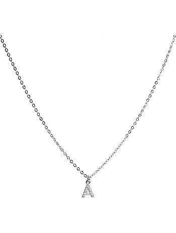 Collier Alphabet Luxenter argenté