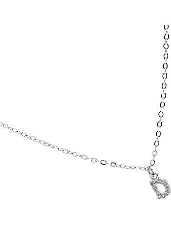 Collier Alphabet Luxenter argenté